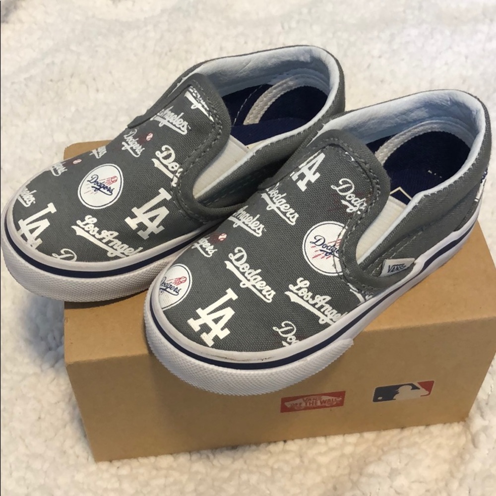 Toddler LA dodgers vans